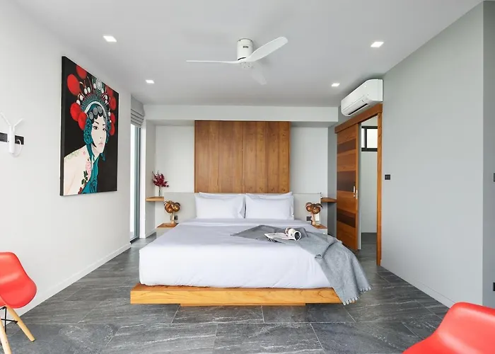 Villa Jungle, Luxury Villa 4 Br, Amazing Sea View Ko Samui mit Pool
