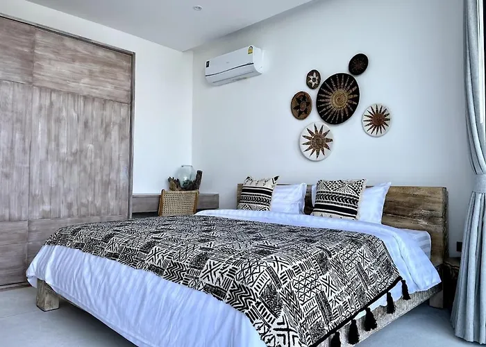 Aura Air 1, Pool & Seaview Villa, Choengmon 500M Ko Samui mit Pool